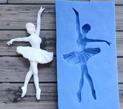 £2.99 • Buy Silicone Ballet Dance Girl Mold Cake Dancing Ballerina Chocolate Baking Mould UK