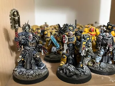 Beautifully Painted  Imperial Fists Army Painted 1300 Points  • $700