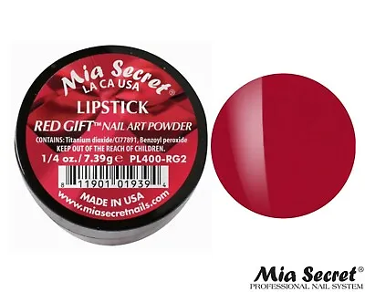 Mia Secret Nail Art Powder Red Gift Collection (LIPSTICK) 1/4oz • $9.42