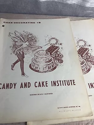 Vintage Candy & Cake Institute 1962 Cake Decorating Color & Coloring Techniques • $19.99