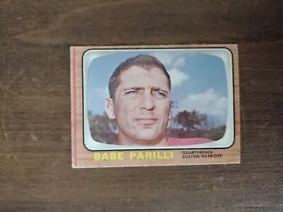 1966 Topps #12 Babe Parilli Patriots NO CREASES  • $3.49