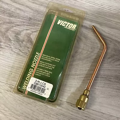 Victor 0387-0043 3-W-J-CS Brazing Welding Nozzle HD 310 Torch Handle 3/8 Hose • $24.65