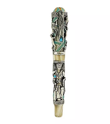 Montegrappa My Guardian Angel Sterling Silver Fountain Pen Medium Nib R$8950 • $3250