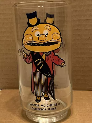 Vintage McDonald's Mayor McCheese Collector Series Drinking Glass 1977 • $6.95