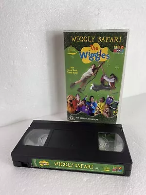 Wiggly Safari The Wiggles With Steve Irwin VHS - Free Post • $17.25