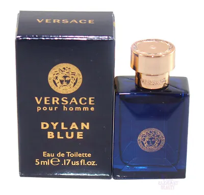 Versace Pour Homme Dylan Blue 0.17oz /5ml Men's Edt Splash Mini New In Box • $8.51