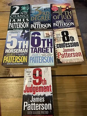 James Patterson Women’s Murder Club - 7 Book Bundle - Nos 2345689 • £6