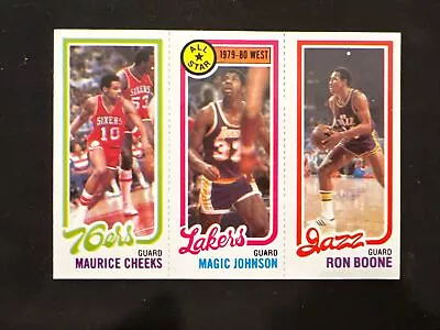Maurice Cheeks #178 Magic Johnson #18 Topps 1980-81 Excellent Condition • $29.99