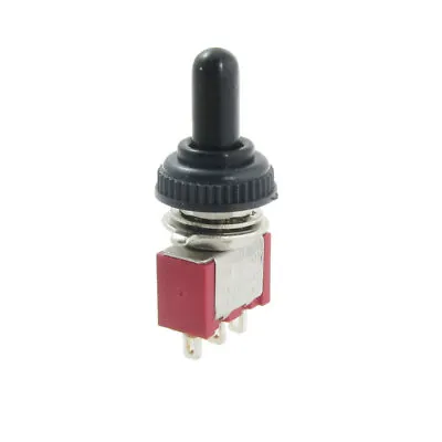 2A/250VAC 5A/120VAC On/off/on 3 Position Momentary SPDT Toggle Switch W Boot  • $7.11