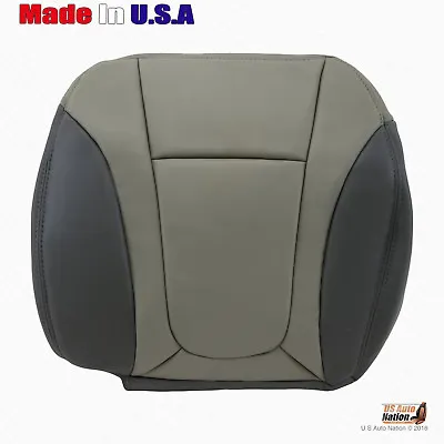 2003 2004 Chevy Trailblazer DRIVER Bottom Synth Leather Seat Cover 2-Tone Gray • $104.49