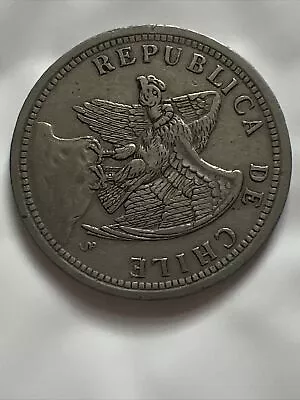 1933 1 Un Peso Coin Condor Republica De Chile • $14.95