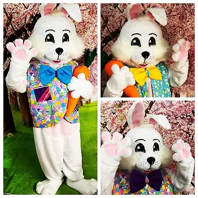 Bunny Rabbit Mascot Costume Brand New Deluxe Professional Quality USA Seller • $249.99