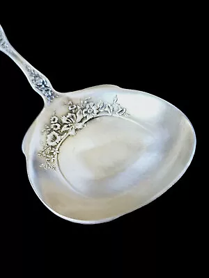 Antique Serving Spoon 1835 R. Wallace Silver Plate Spoon Pat. Feb. 23.09 • $38