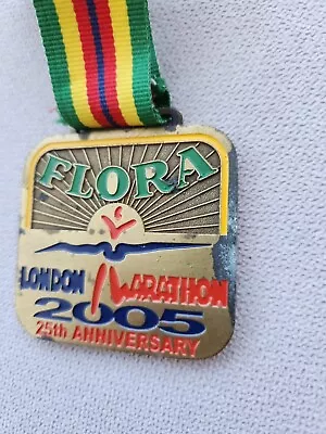 Flora London Marathon 2005 Finishers Medal Paula Radcliffe World Record Year • £35