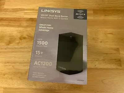 Linksys Velop AC1200 Wireless Router - Black (VLP0101B-NP) NEW • $38