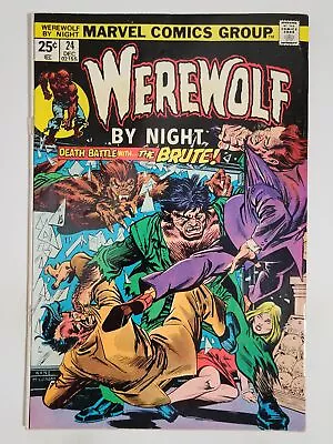 WEREWOLF By NIGHT #24 (VG+) 1974  THE DARK SIDE Of EVIL!  BRONZE AGE MARVEL • $0.99