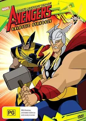 The Avengers - Earth's Mightiest Heroes - Galactic Struggle (DVD 2012) • $6.80