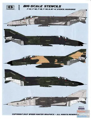 RAPSH32010 1:32 Speed Hunter Graphics - F-4C F-4D F-4E F-4G RF-4C Phantom II • $28.09