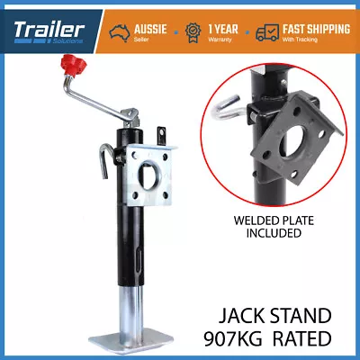 Trailer Parts Jack Stand Canopy Caravan 907KG Jockey Wheel Heavy Duty 2000LBS • $43.95