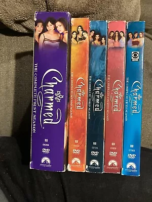 DVD Complete Charmed Seasons 1 2 3 4 5 Alyssa Milano WATCHED ONCE FREE SHIPPING • $18.99