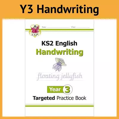 Year 3 Handwriting English Targeted Practice Book | With Answers | CGP NEW • £5.95