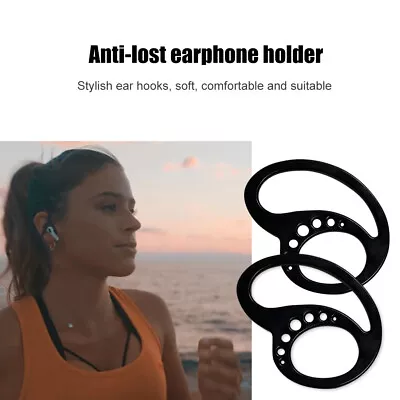 1 Pair Anti Slip Earphone Holder Silicone Bluetooth Earplugs Protective Earhooks • £2.52