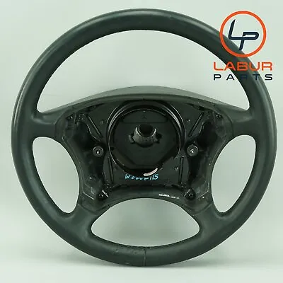 +sw183 W215 W220 Mercedes 00-06 Cl S Class Steering Wheel Black Leather • $59.49