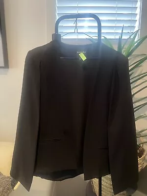 Black Decjuba Cloak Jacket Size 10 EUC • $20