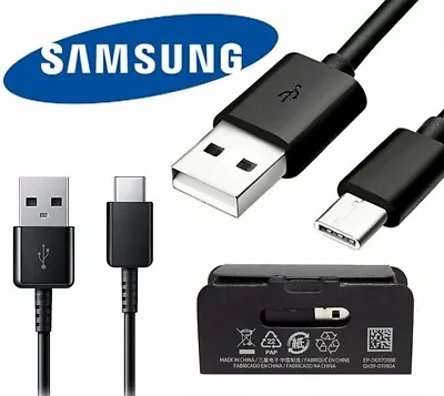 Genuine Samsung Type C USB Fast Charging Data Sync Cable Lead • £1.99