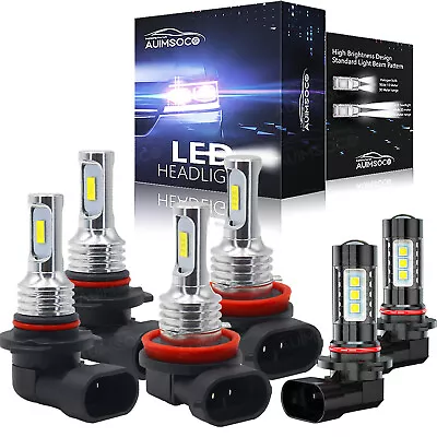 For Mazda CX-9 2007-2012 - 6x LED Headlight Bulbs High Low Beam Fog Light Combo • $36.99