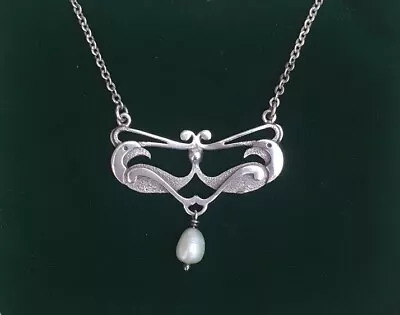 Ola Gorie Sterling Silver Art Nouveau Birds Necklace OMG ST SIL • £56