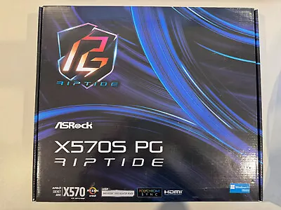 ASRock X570S PG Riptide AMD Socket AM4 ATX Gaming Motherboard • $155