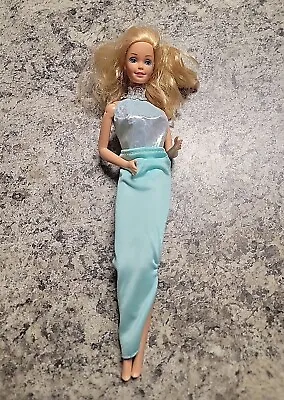 Vintage 1985 Barbie Doll Magic Moves Super Star W/Original Dress • $27