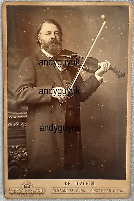 Cabinet Card Joseph Joachim Violinist Conductor Composer Musician Antique Photo • $98.16