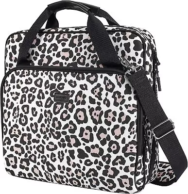 Losong 3 Ring Zipper Binder 2 Inch With Shoulder Strap 2Inch-O-ring Leopard  • $62.94