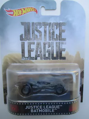 Hotwheels Retro Entertainment 2017- Justice League *justice League Batmobile* • $16.50