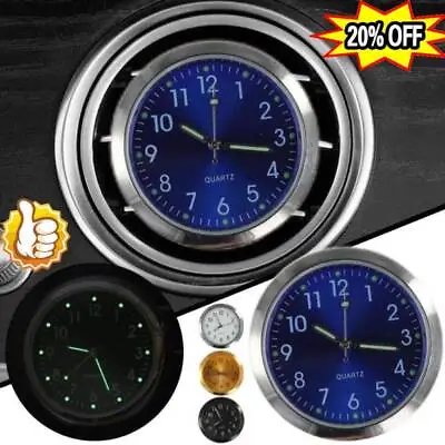 Pocket Small Mini Luminous Quartz Analog Watch Stick-On Clock ForCar Boat Bike~ • $2.27