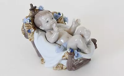 Lladro INFANT JESUS Porcelain Figurine #8347 Hand Made In Spain 2007 Nativity • $9