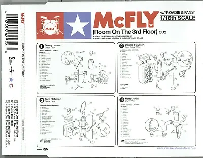 McFLY - 5  CD - Room On The 3rd Floor (CD2) + Poster + Video. Deck The Halls. UK • £4