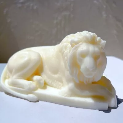 Lion Figurine Candle Silicone Mold Large Wild Cats Sculpture Ornaments DIY Mould • $58.90