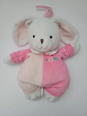 Prestige Baby Musical Bunny 12  Plush Lullaby Pink Crib Pull Toy Stuffed Animal  • $14.95