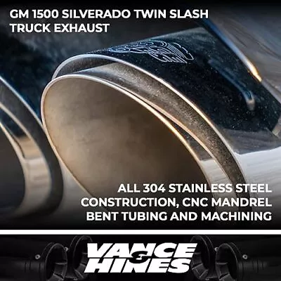 Vance & Hines VAH-19850 Cat-Back Exhaust Polished Tips For 2021-2024 Chevrole... • $1801.54