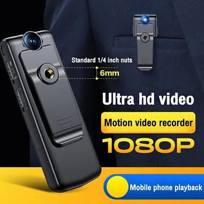 £23.99 • Buy 1080P HD Mini Police Hidden Camera Pocket Pen Cam Camcorder Sound Video DVR
