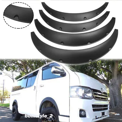 32  Car Fender Flares Mudguard Wheel Arches Cover Protector For Toyota Hiace Van • $84.23