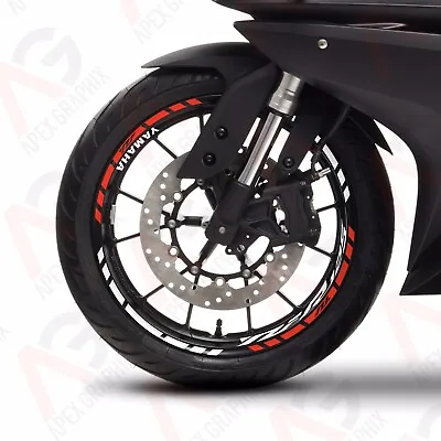 Yamaha YZF R125 Rim Tape Wheel Decal Sticker Kit Multiple Colours Available YZF • £29.99