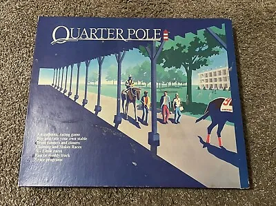 Quarter Pole 1987 Horse Racing Betting & Gambling Board Game By Action Games VTG • $69.99