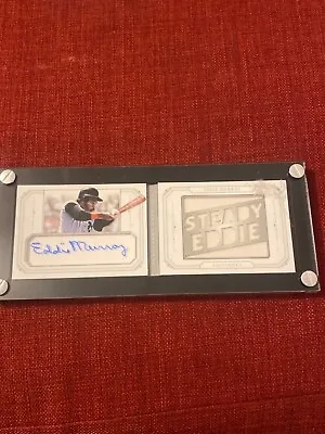 Eddie Murray 2015 National Treasures Jersey Booklet Auto Autograph #7/10 • $90