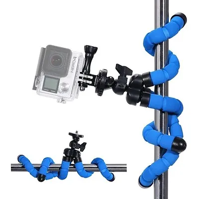 Octopus Tripod Mount For GoPro HERO 12/11/10/9/8/7/6/5/4/3/MAX/Session • $19.95