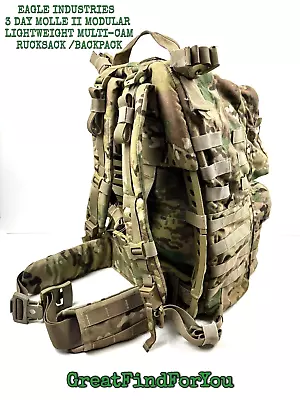 Eagle Industries 3 Day Molle Ii Modular Lightweight Multi-cam Rucksack /backpack • $125