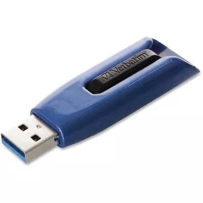 Verbatim 64GB Store 'n' Go V3 Max USB 3.0 Flash Drive - Blue • $32.33